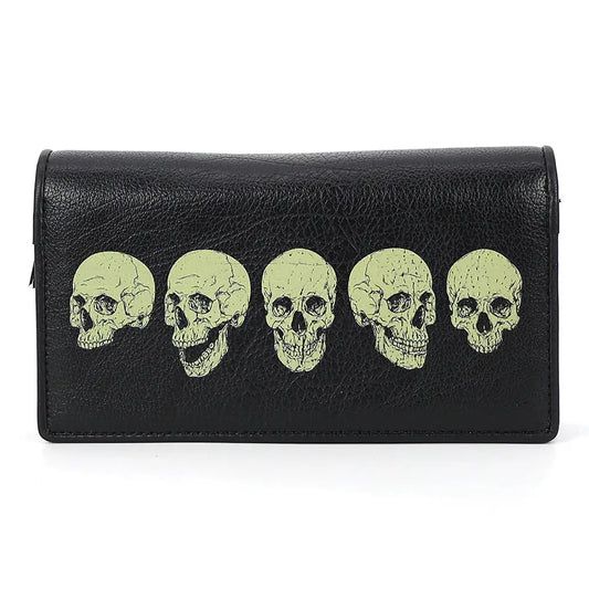 Glow in the Dark Skulls Bifold Wallet
