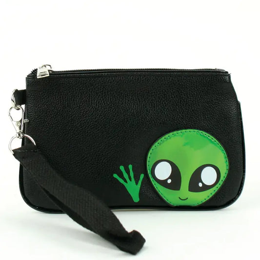 Friendly Alien Wristlet