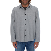 Subtle Diagonal Textured Solid Shacket Shirt Jacket