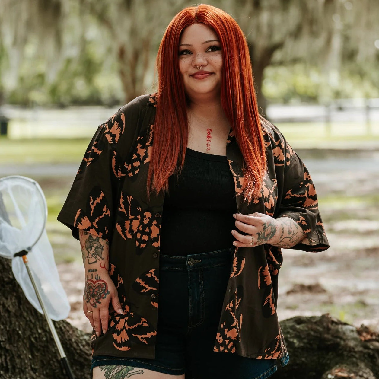 Death's-Head Hawkmoth Button Up