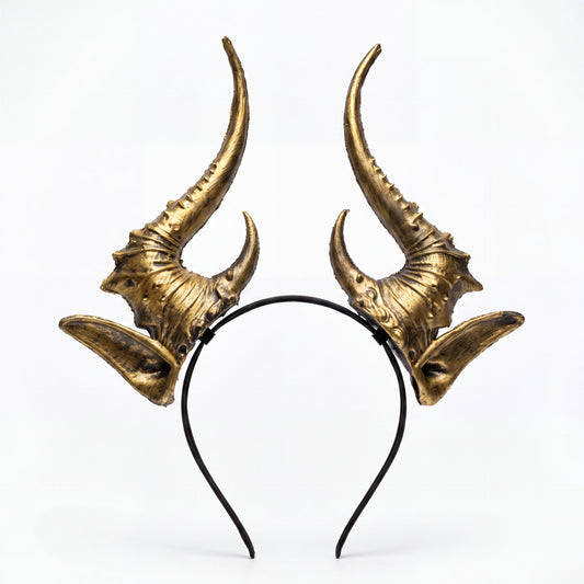 Dragon Horn Headband With Ears