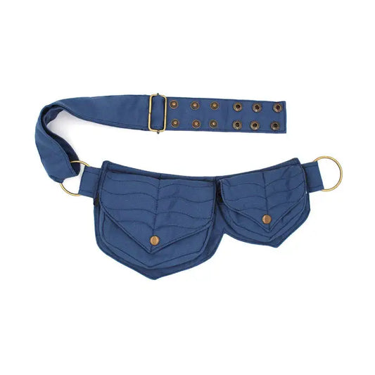 Cotton Two Leaf Pocket Waist Belt