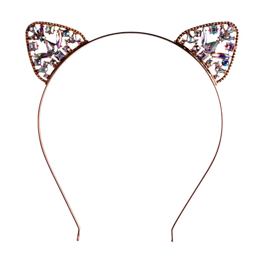 Cat Headband With Stones