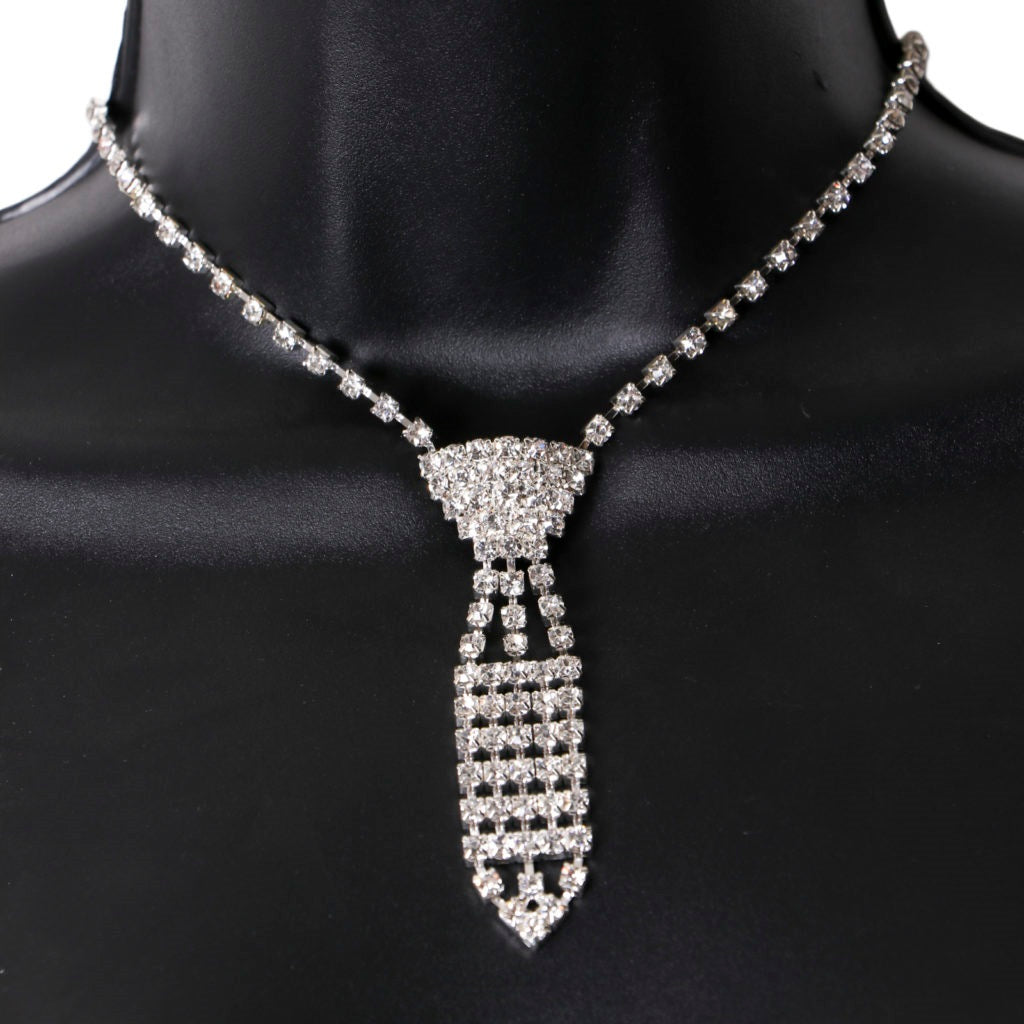 Crystal Tie Choker