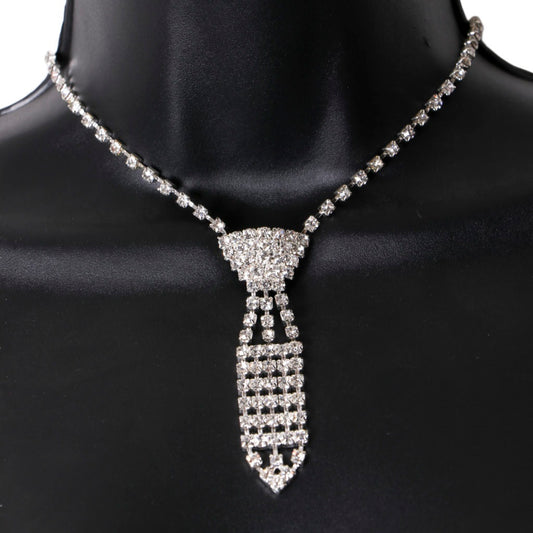 Crystal Tie Choker