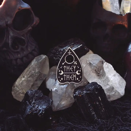They Them Pronoun Planchette Pin