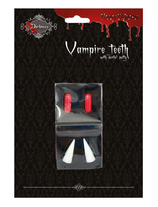 Vampire Teeth With Blood Pills