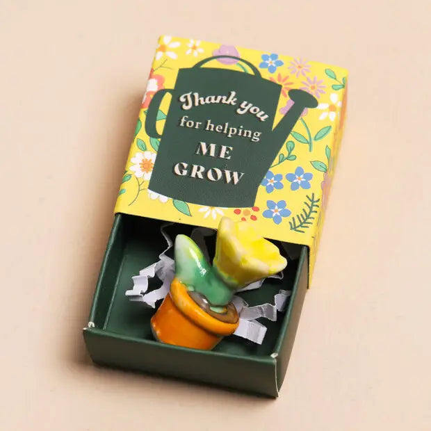 Plant Pot Tiny Matchbox Ceramic Tokens