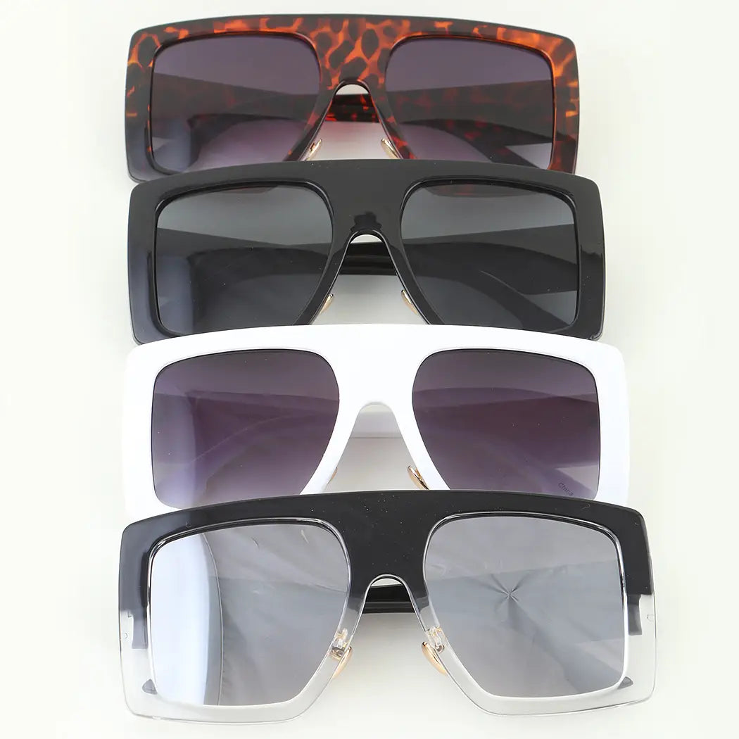 Modern Block Shield Sunglasses