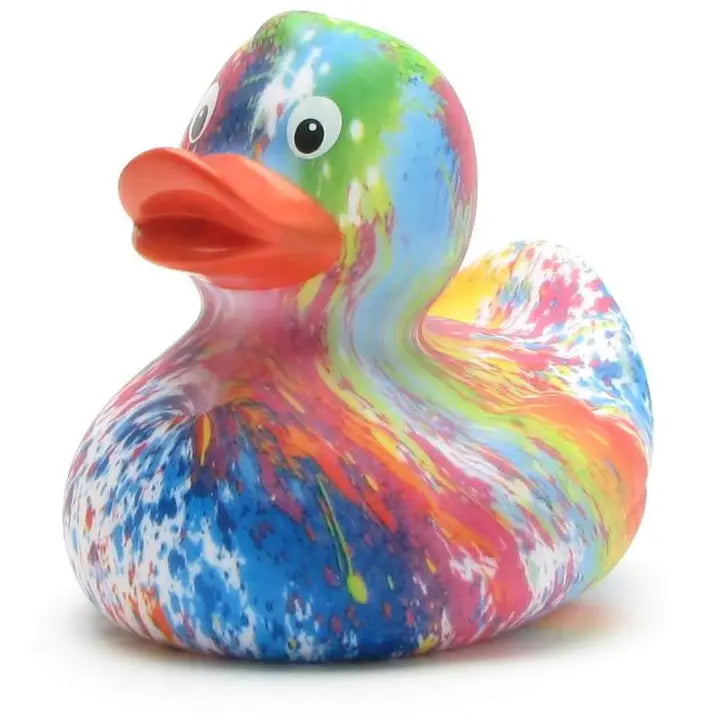 Red Ribbon Week Duck Rainbow Rubber Duck – Culture Craze