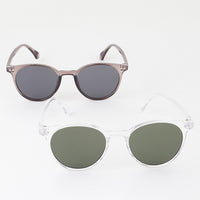 Bolted Minimal Round Sunglasses