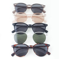 Bolted Minimal Round Sunglasses
