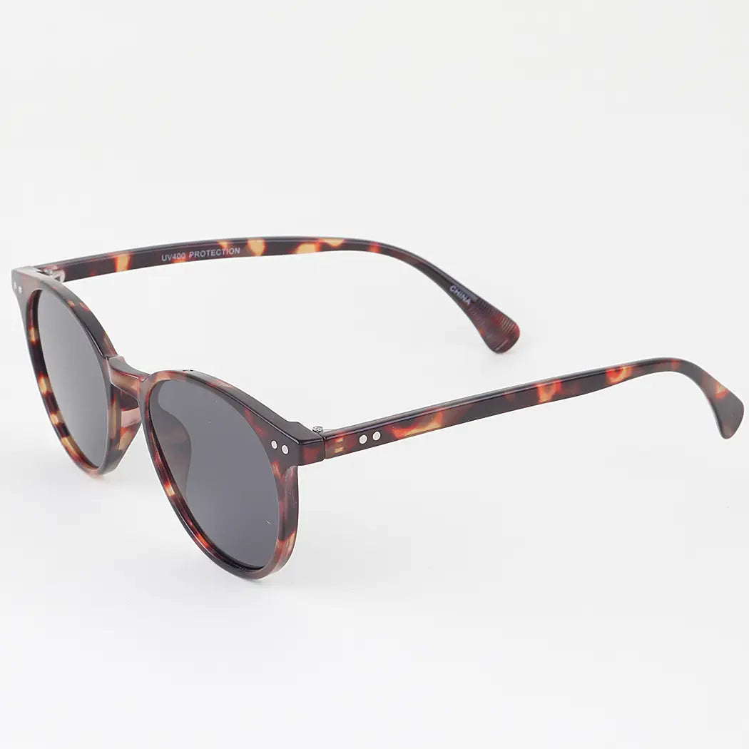 Bolted Minimal Round Sunglasses