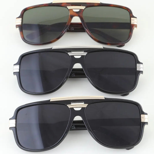 Modern Metal Aviator Sunglasses