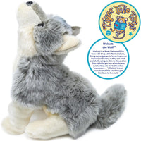 Wolcott the Wolf 11 Inch Stuffed Animal Plush