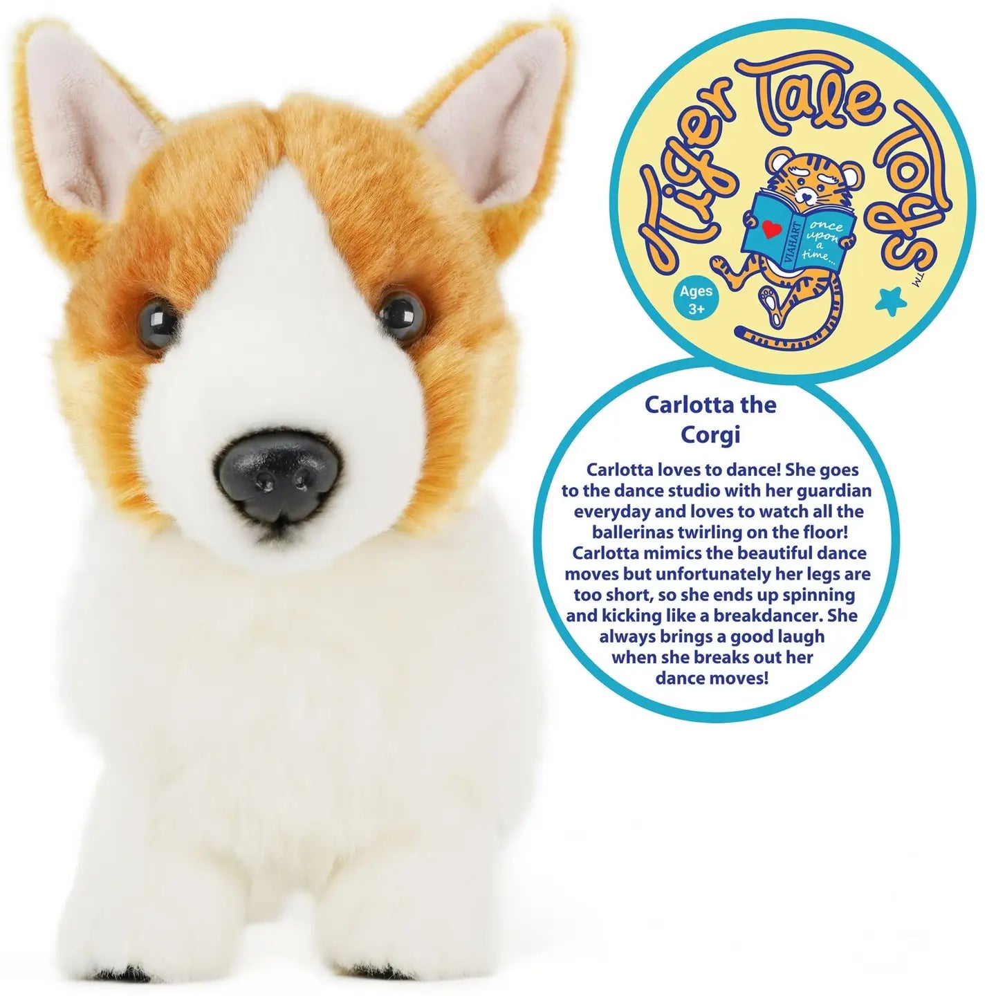 Carlotta the Corgi14 Inch Stuffed Animal Plush