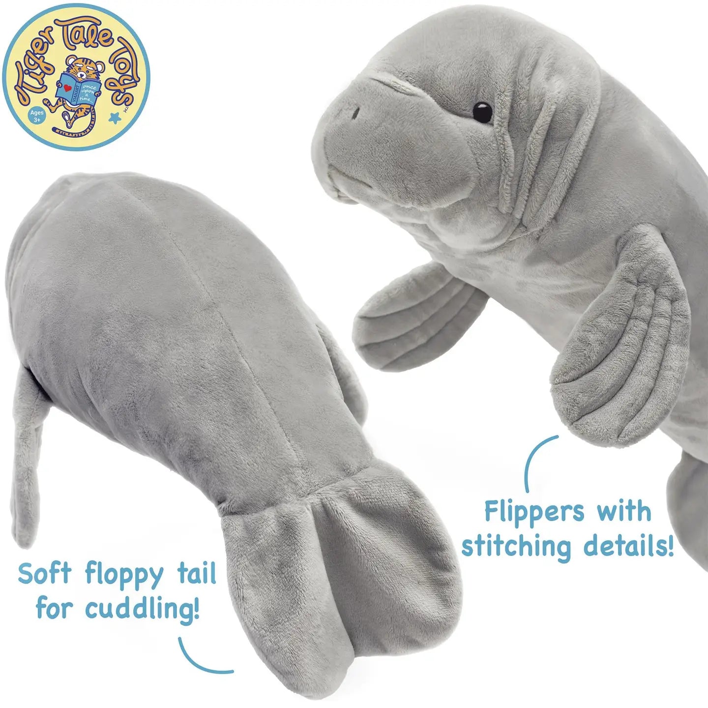 Morgan the Manatee | 21 Inch Stuffed Animal Plush