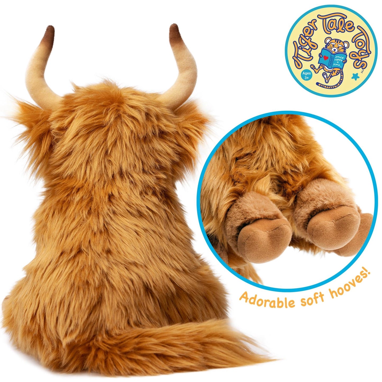 Henley the Highland Cow 11 Inch Stuffed Animal Plush