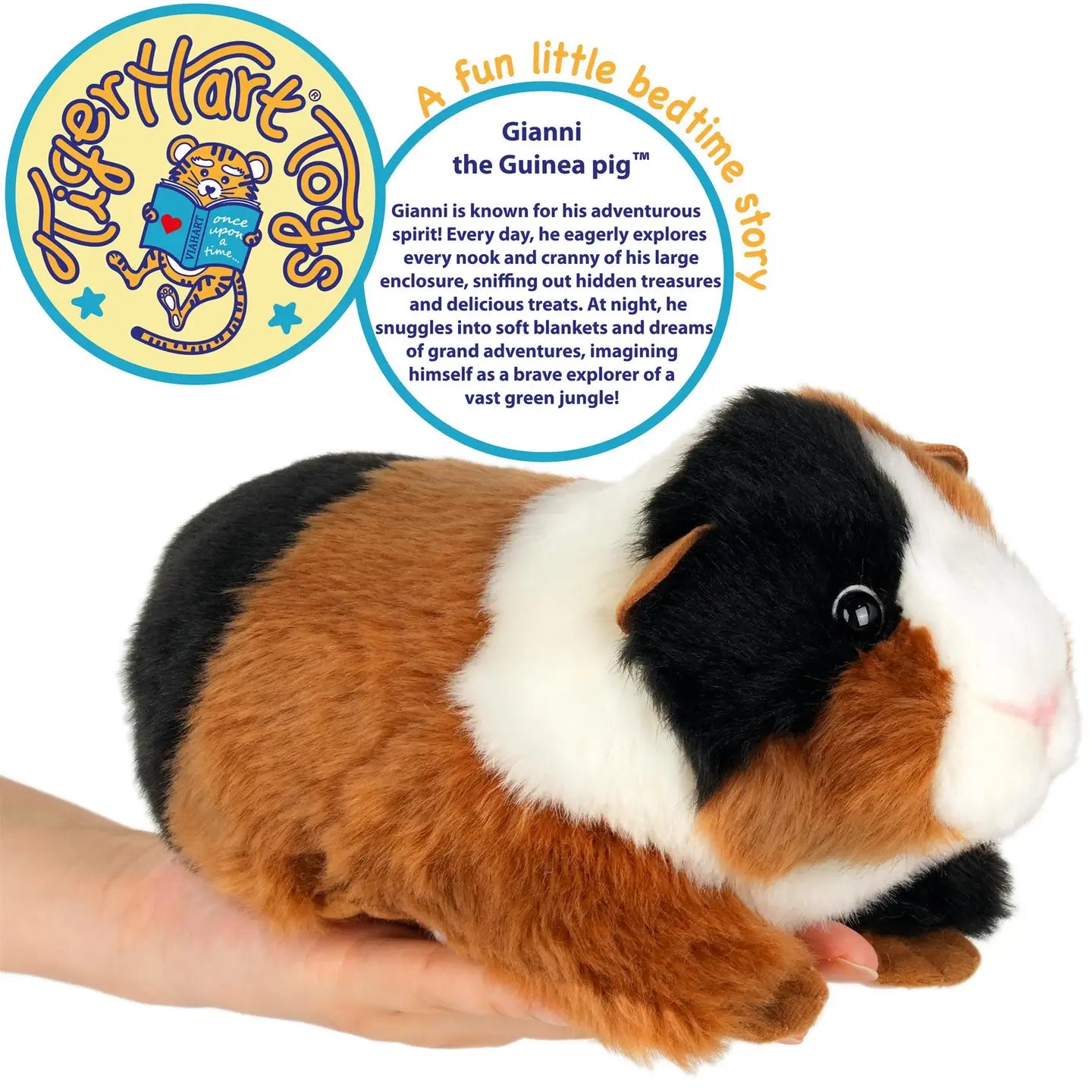 Gianni The Guinea Pig  9 Inch Stuffed Animal Plush