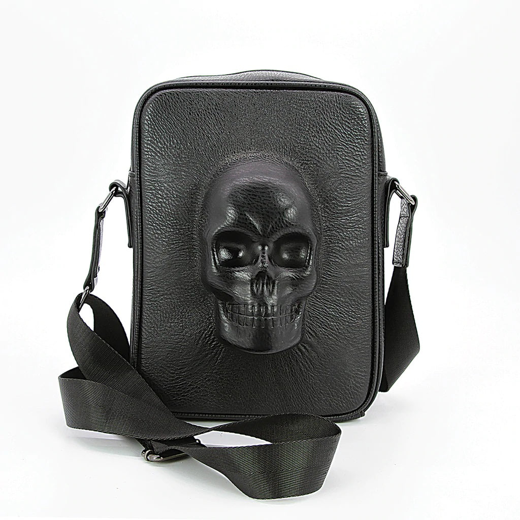 Metallic Protruded Skull Messenger