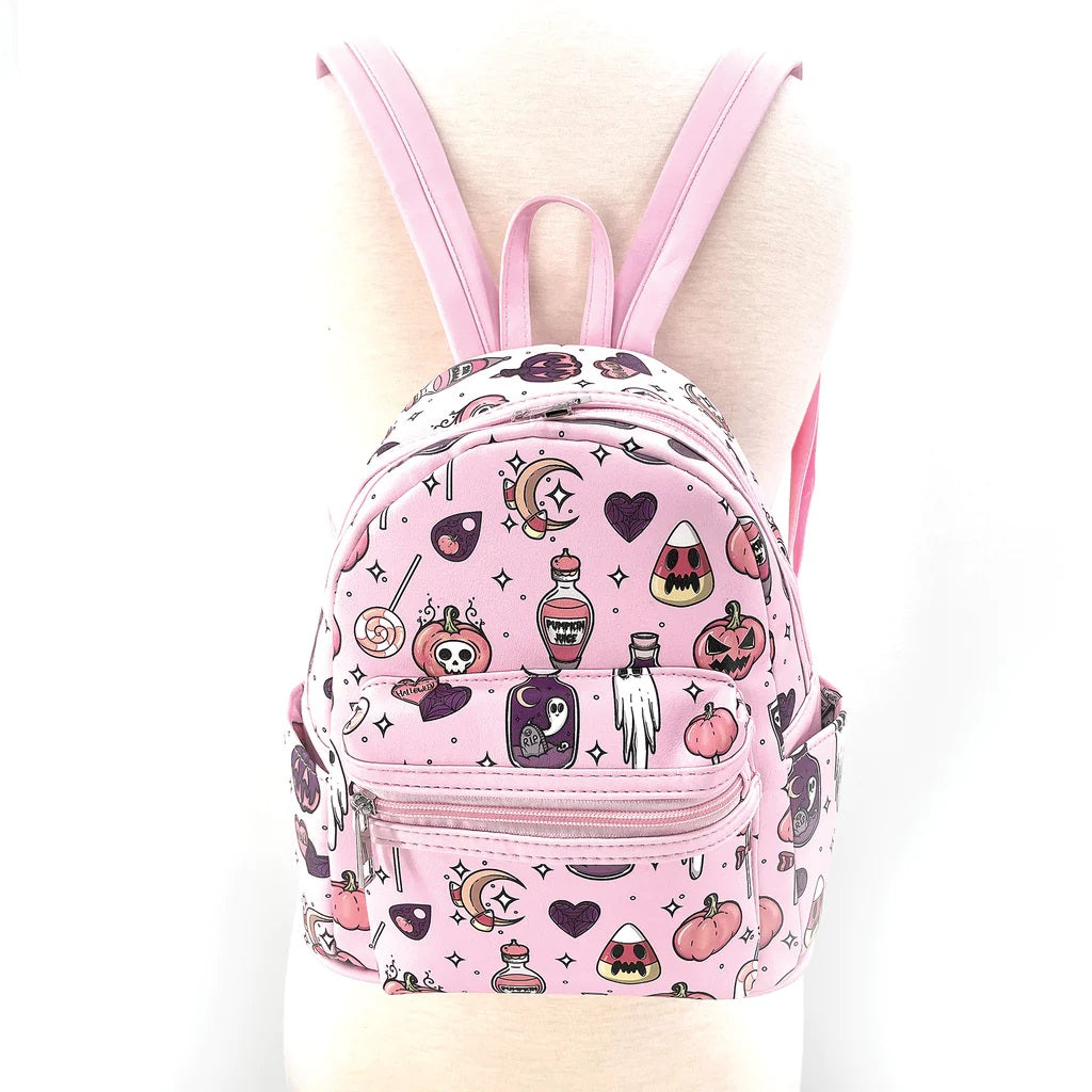 Halloween Collage Mini Backback
