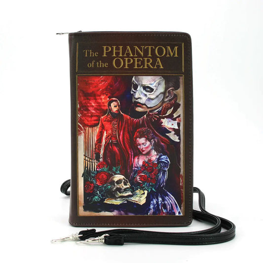 The Phantom Of The Opera Book Clutch Bag In Vinyl