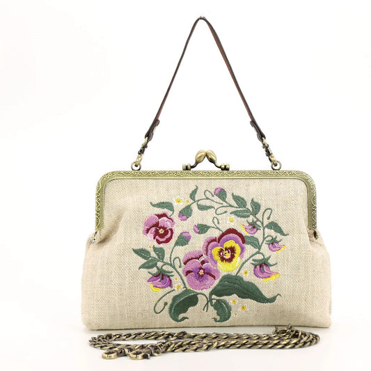Pansy Kisslock Bag