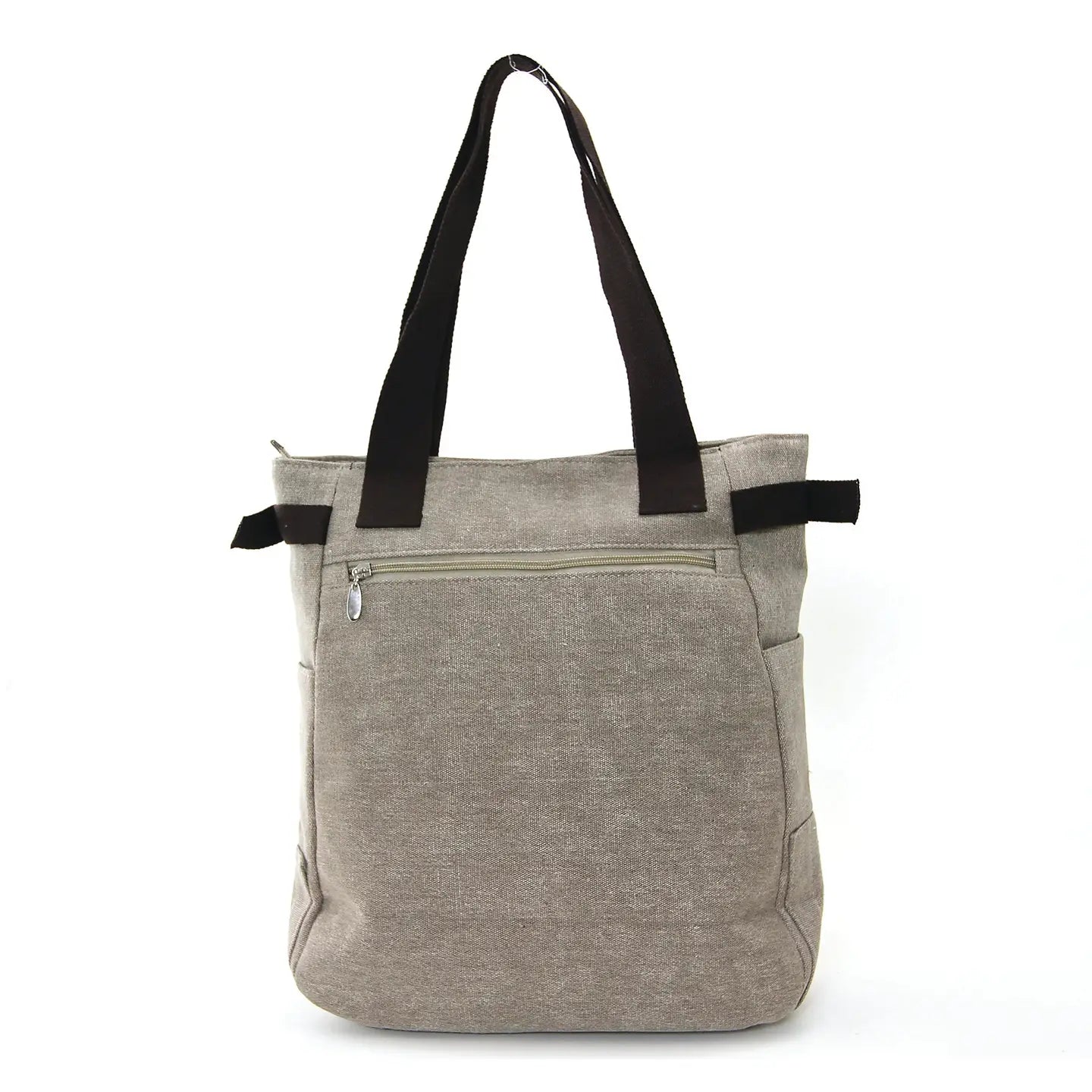 Lovely Cats with Faux Fur and Studs Canvas Tote Bag