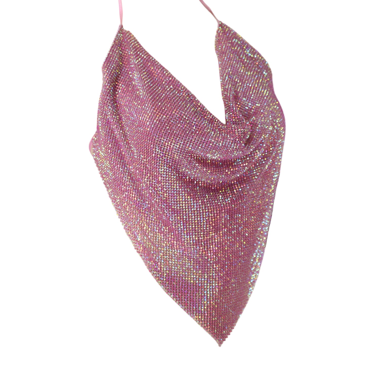 Rhinestone Top V-shape