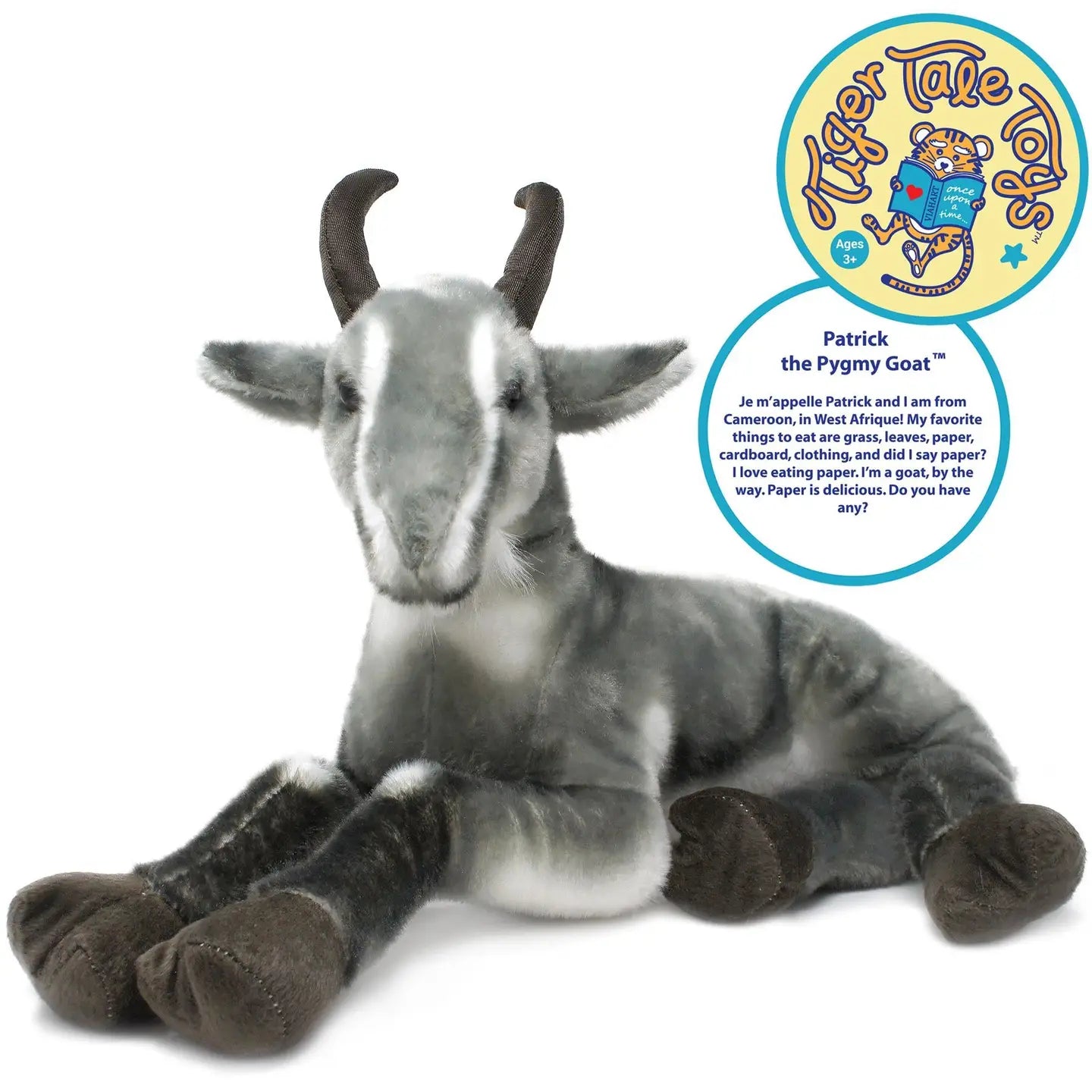 Patrick The Pygmy Goat 18 Inch Stuffed Animal Plush