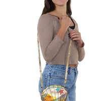Golden Sea Shell Shoulder Crossbody Bag