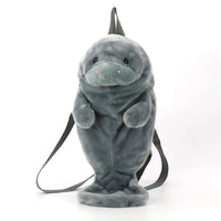Manatee Furry Backpack