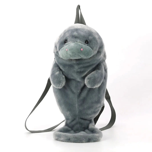 Manatee Furry Backpack