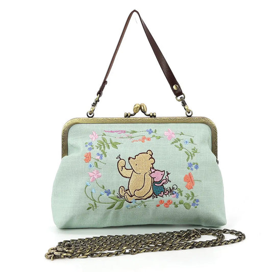Pooh And Piglet Kisslock Bag