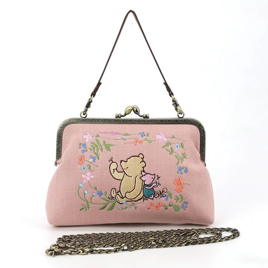 Pooh And Piglet Kisslock Bag