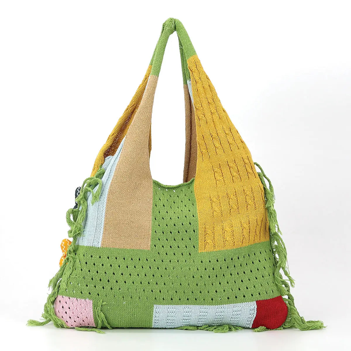 Fish Motifs Hobo Bag