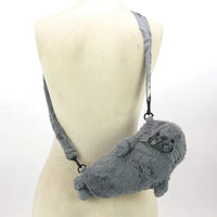 Furry Seal Crossbody Bag
