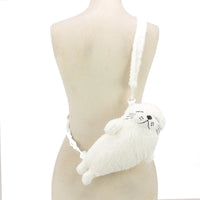 Furry Seal Crossbody Bag