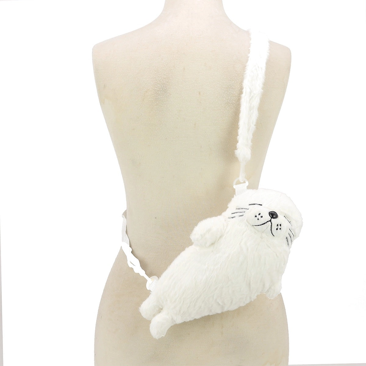 Furry Seal Crossbody Bag
