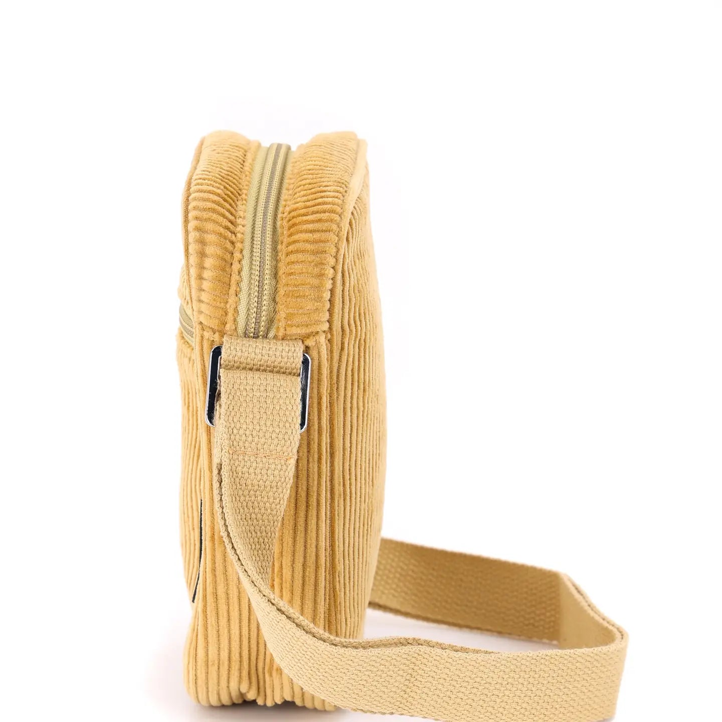 Corduroy Tan Small Crossbody Shoulder Bag Festival Travel