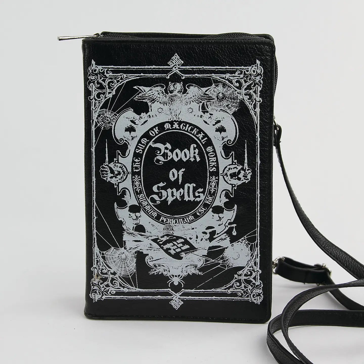 Book Of Spells Crossbody Bag In Vinyl Material Glow in the Dark