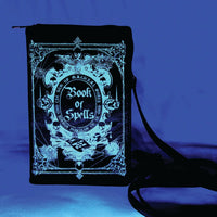 Book Of Spells Crossbody Bag In Vinyl Material Glow in the Dark