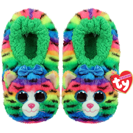 Tigerly Slippers Bow Cat