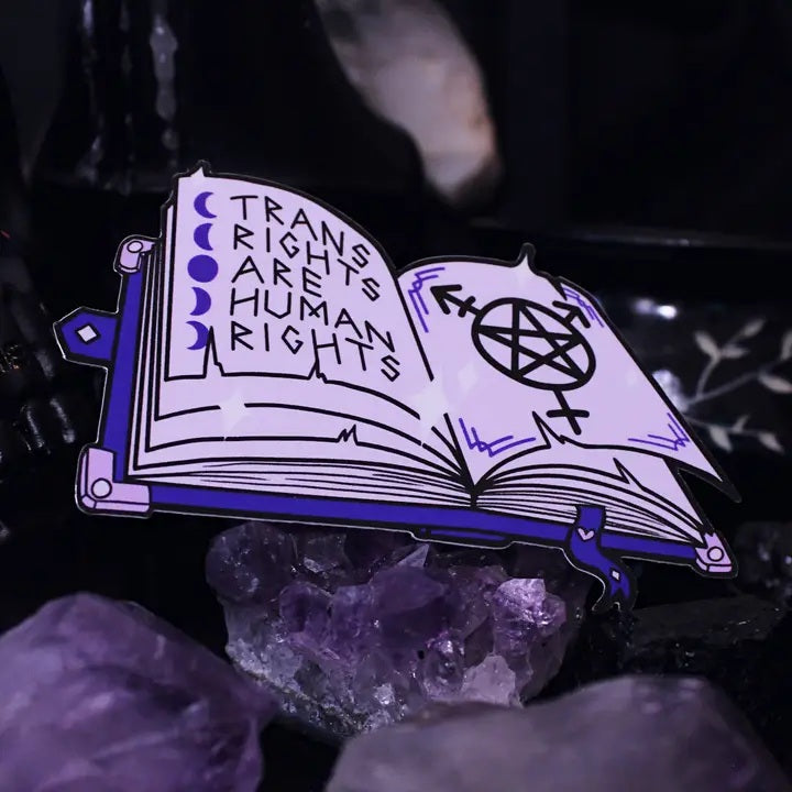 Trans Rights Grimoire Sticker