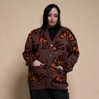 Deaths-Head Hawksmoth Cardigan
