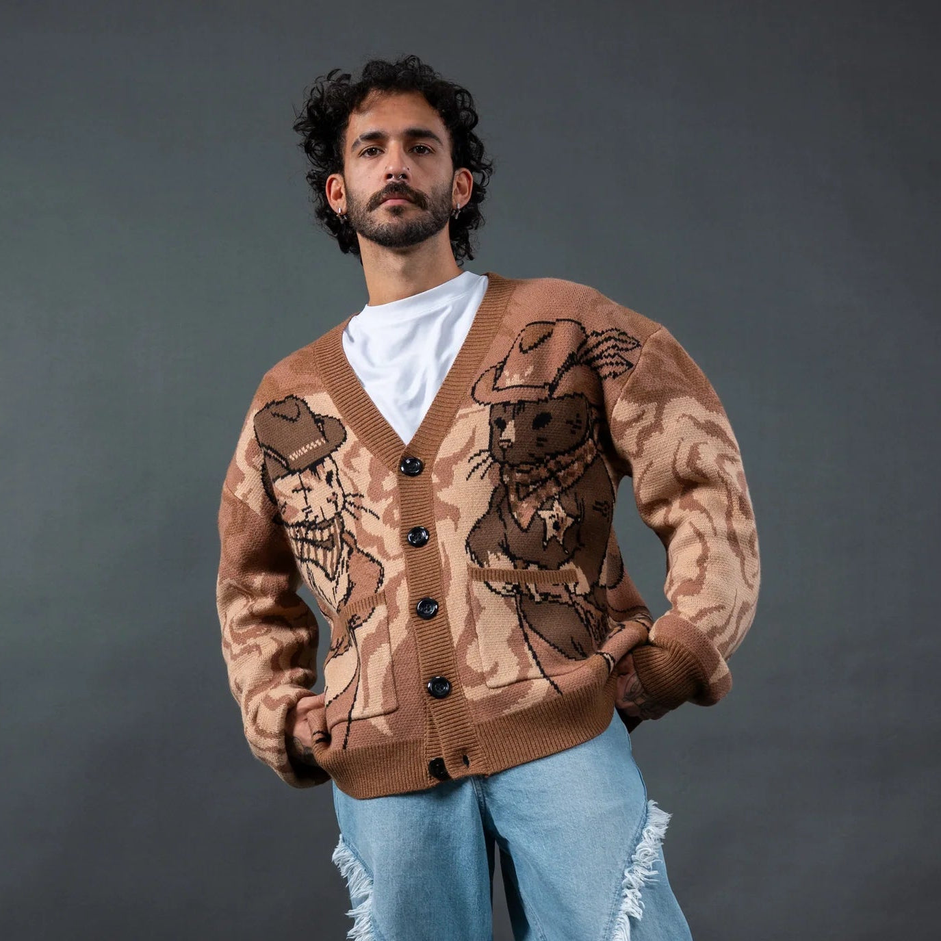 Meowdy Partner Cardigan