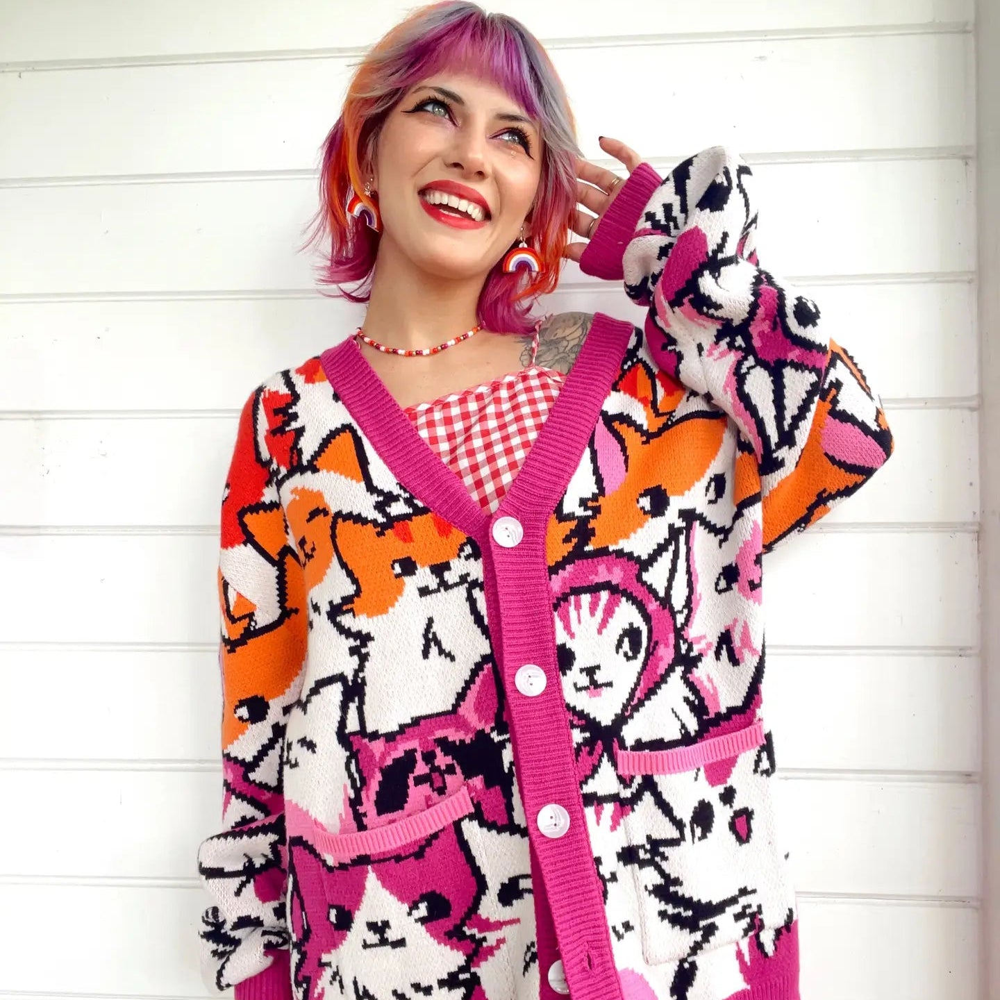 Lesbian Cat Cardigan