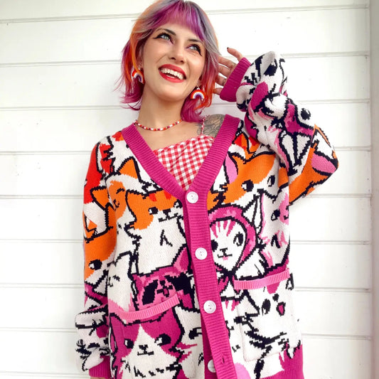 Lesbian Cat Cardigan