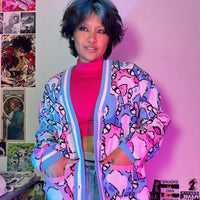Trans Frog Cardigan