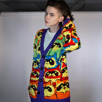 Rainbow Raccoon Cardigan